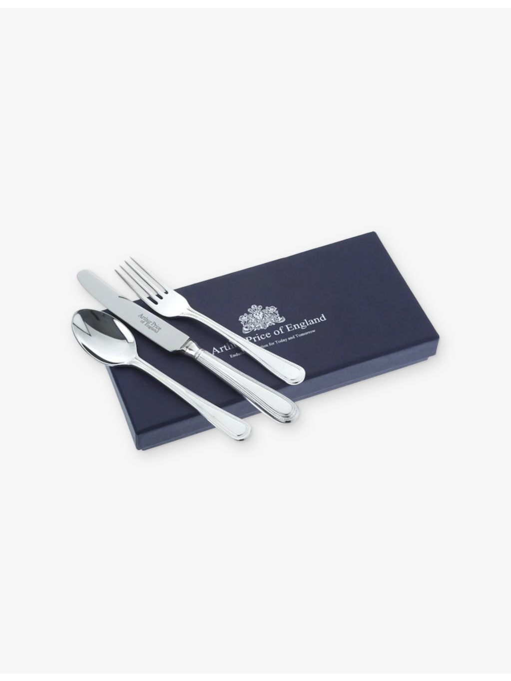 Arthur Price Bead stainless steel children's cutlery set (British brand)