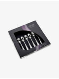Arthur Price Rattail 6 piece stainless steel teaspoon set (British brand)