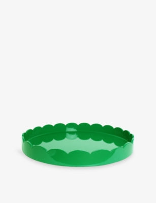 Addison Ross round lacquered scallop tray large - British product