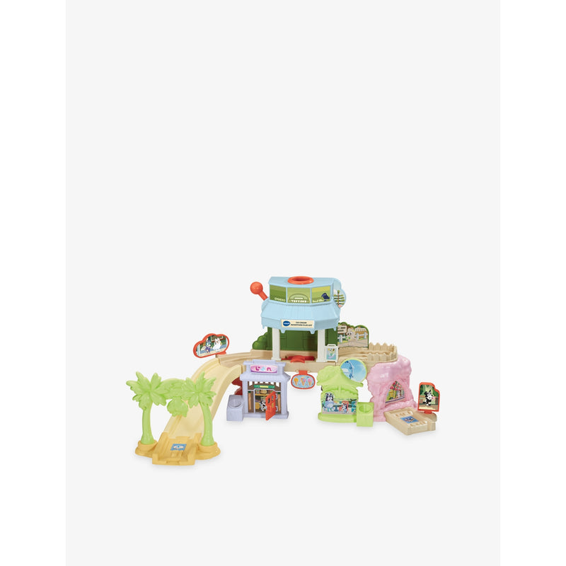 VTech Toot-Toot Bluey ice cream playset with parlour and truck - British product