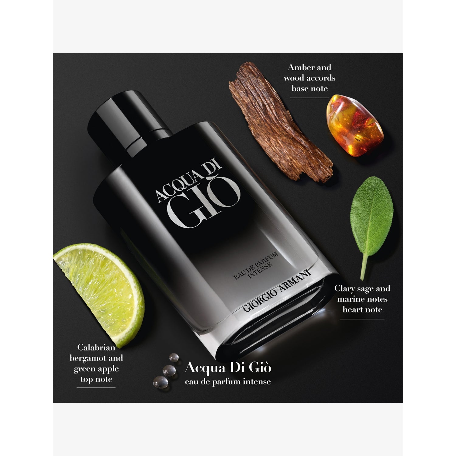 Giorgio Armani Acqua Di Gio Intense perfume 50ml, imported from the UK