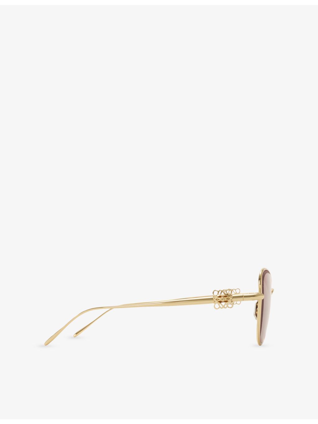 Loewe butterfly-frame metal sunglasses (British brand)