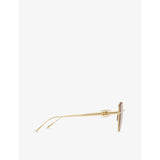 Loewe butterfly-frame metal sunglasses (British brand)