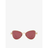 Loewe butterfly-frame metal sunglasses (British brand)