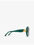Loewe Coil butterfly-frame acetate sunglasses, UK version