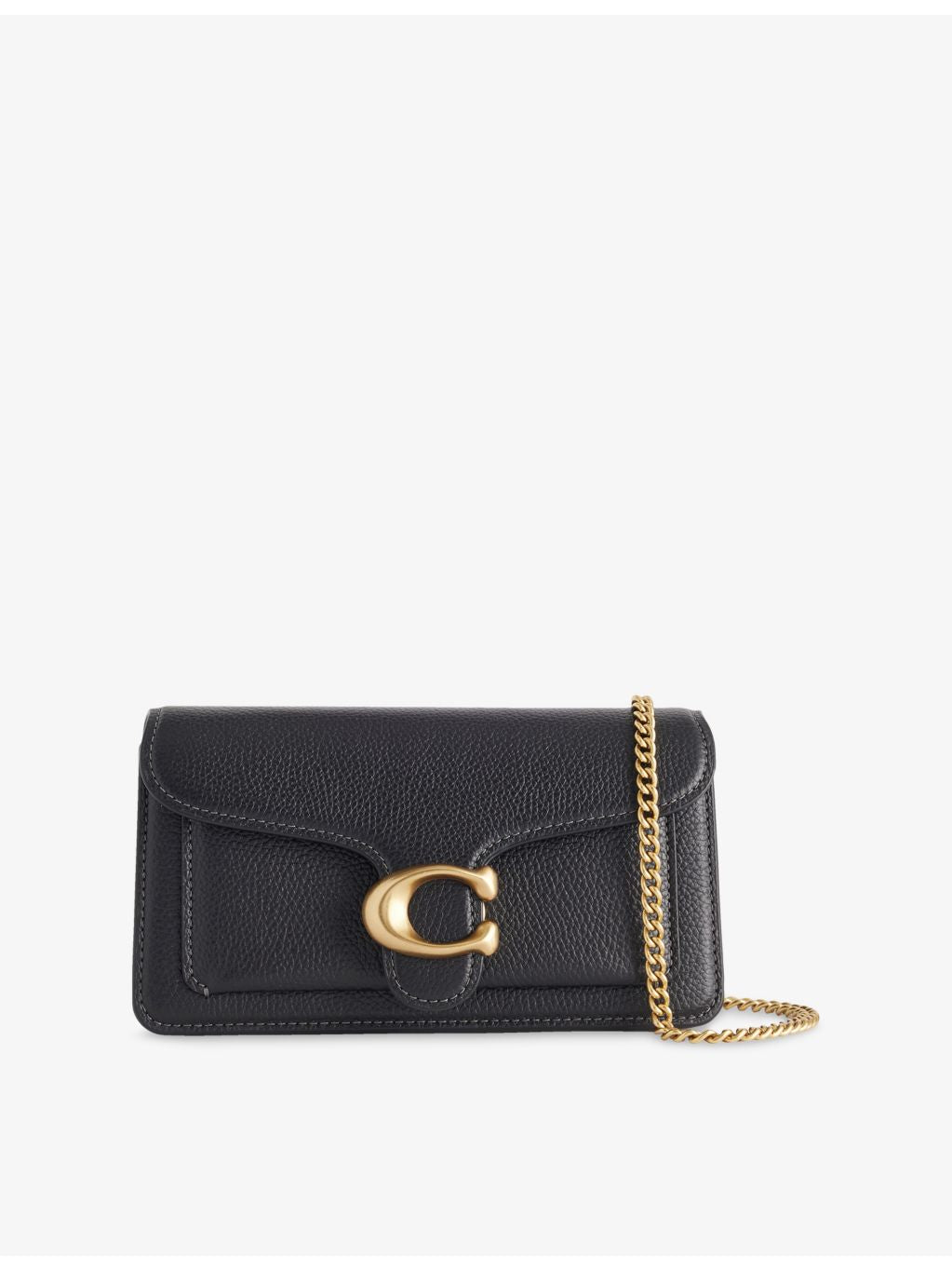 Coach Tabby 19 chain leather crossbody bag, imported from the UK