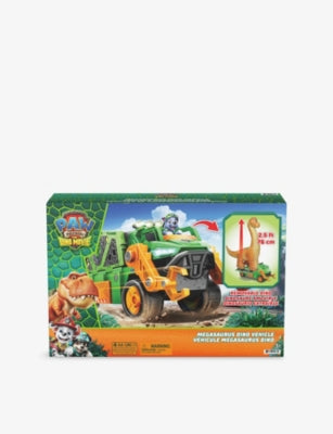Paw Patrol Megasauras dino vehicle playset with inflatable dinosaur (British brand)