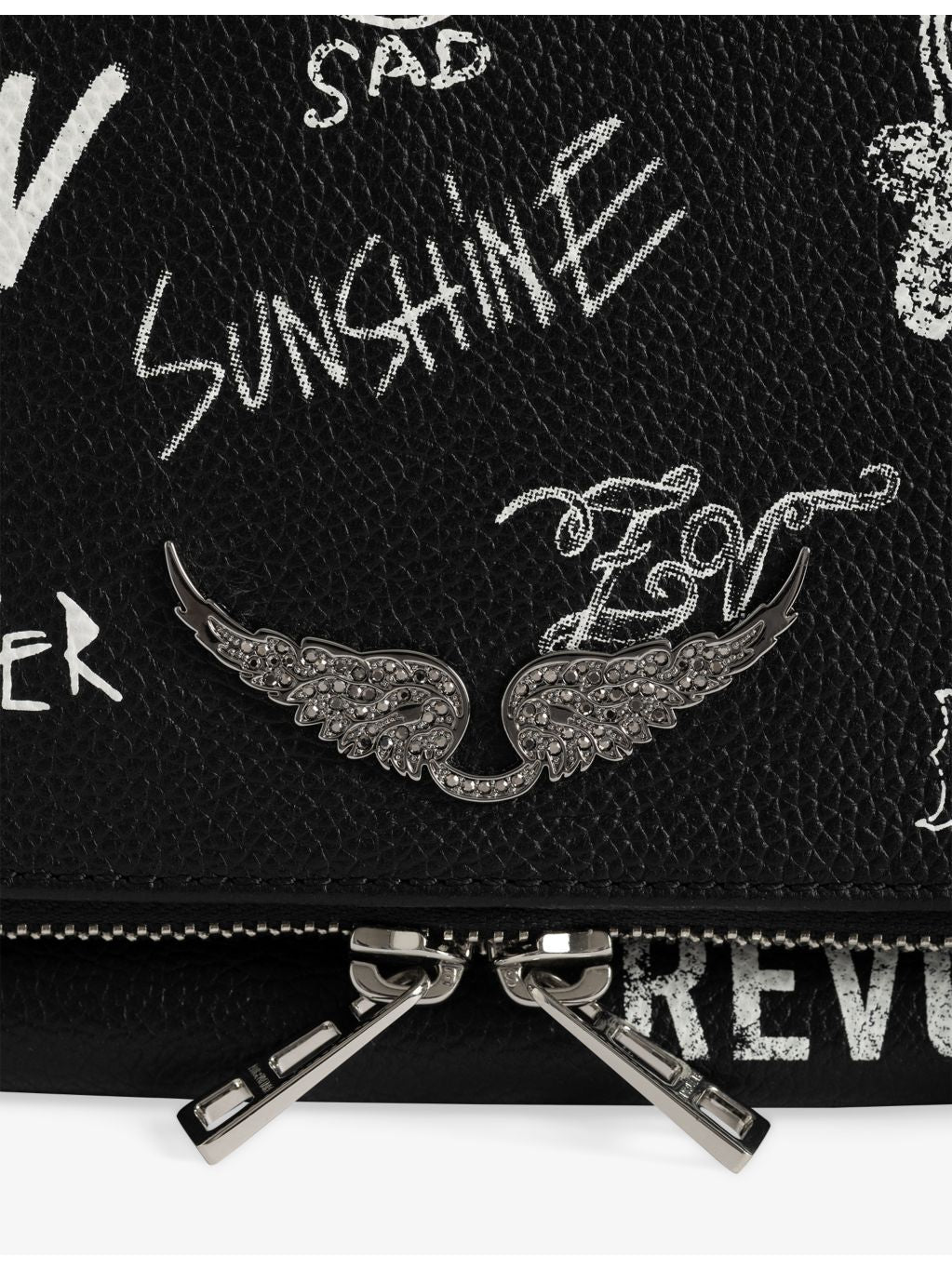 Zadig&Voltaire Rocky Arty Tag leather bag - British product