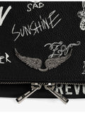 Zadig&Voltaire Rocky Arty Tag leather bag - British product