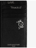 Zadig&Voltaire ZV Arty leather cardholder with four card slots (British brand)