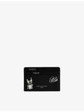 Zadig&Voltaire leather cardholder with tag print - British product
