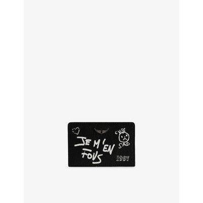 selfridges Zadig&Voltaire Arty Pass Leather Cardholder- Buy online at McGrocer