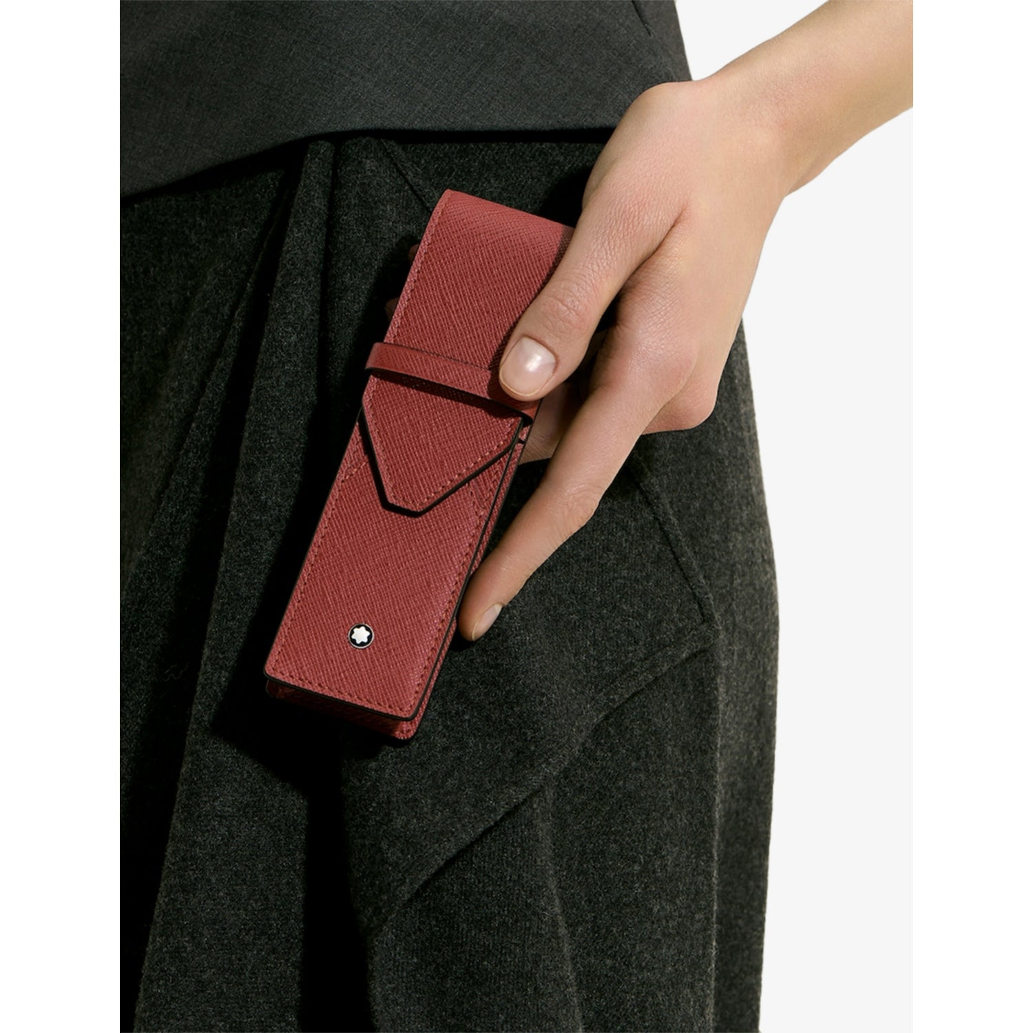 Montblanc Sartorial 2 leather pen pouch (British brand)