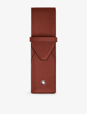selfridges Montblanc Sartorial 2 Leather Pen Pouch- Buy online at McGrocer