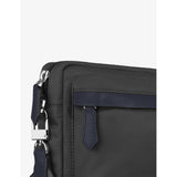 Montblanc woven technical fabric cross-body bag, imported from the UK