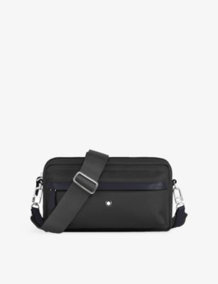 Montblanc woven technical fabric cross-body bag, imported from the UK