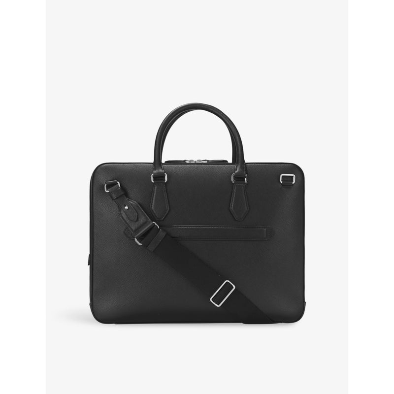 Montblanc Sartorial large leather briefcase (British brand)