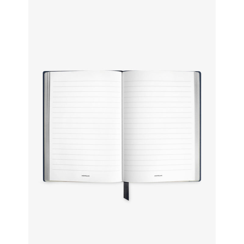 Montblanc lined leather notebook medium size, imported from the UK