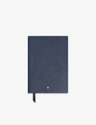 Montblanc lined leather notebook medium size, imported from the UK