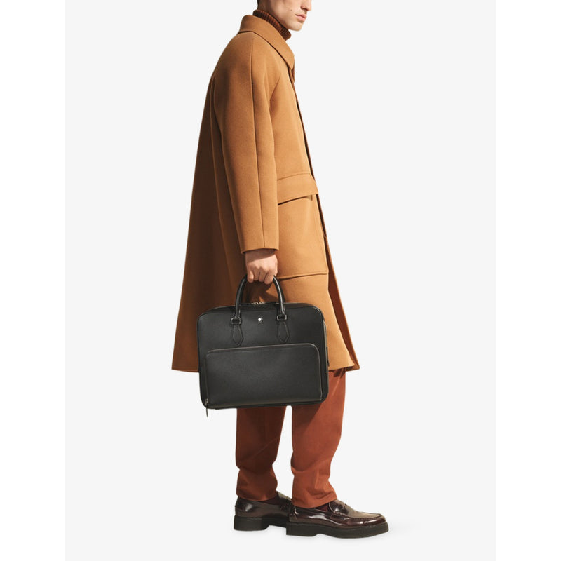 Montblanc Sartorial leather briefcase with A4 compartment - British product