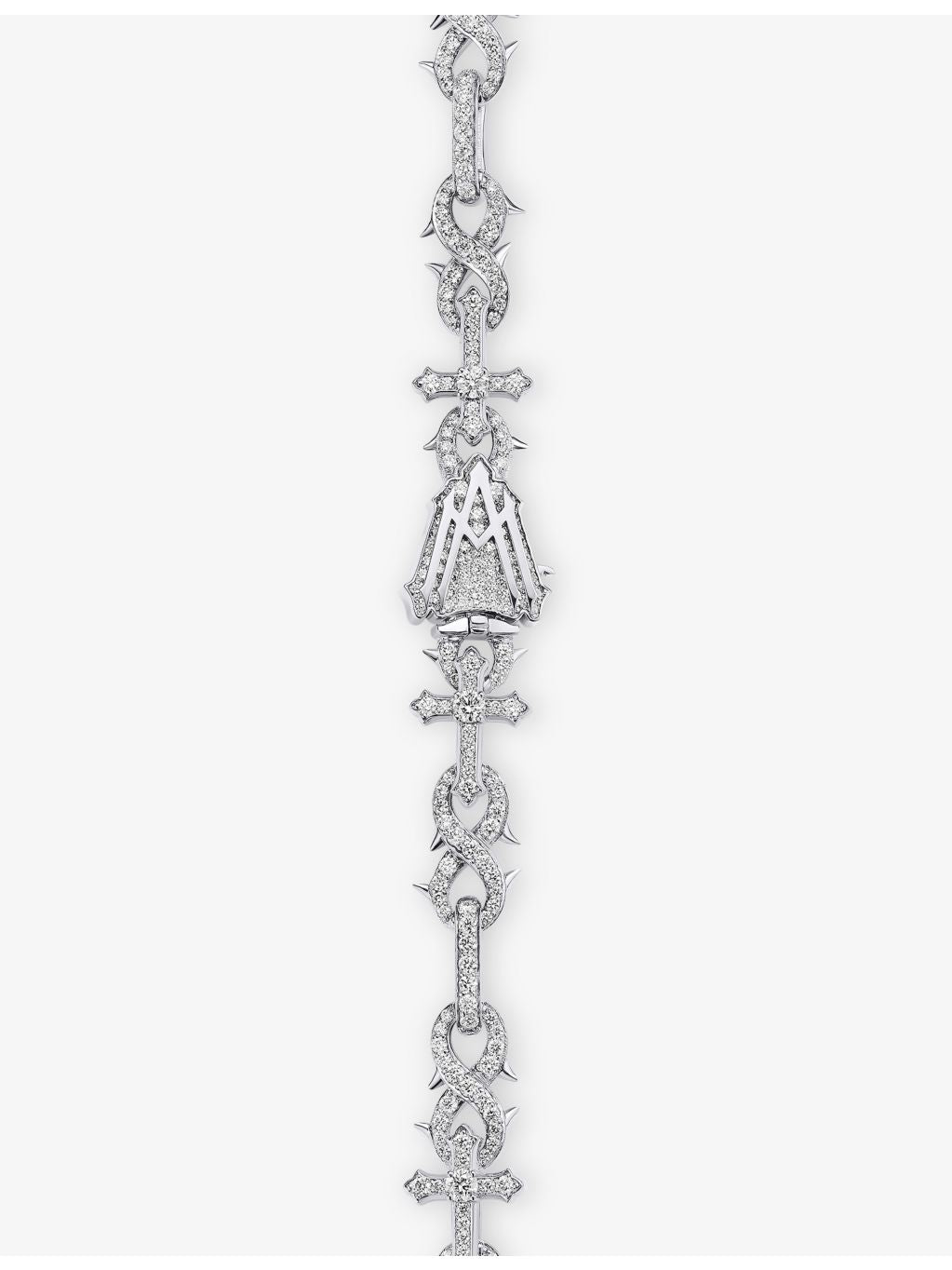 Alex Moss diamond necklace 19.49ct 56cm chain, imported from the UK