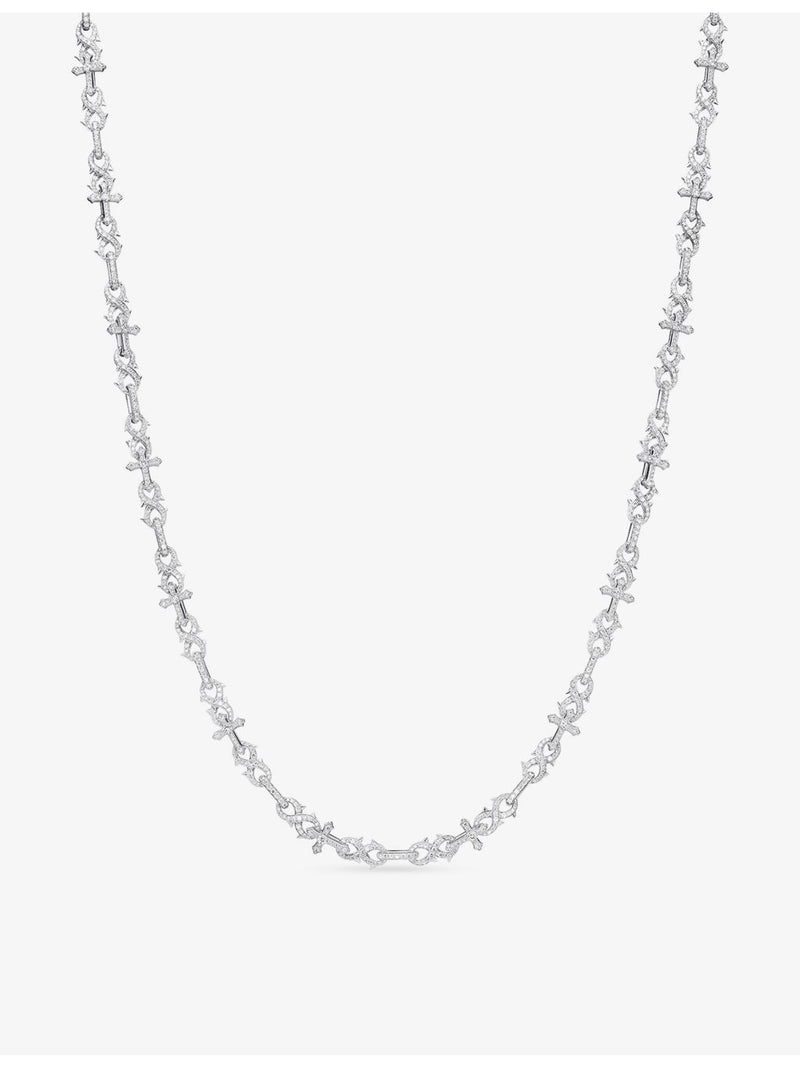 Alex Moss diamond necklace 19.49ct 56cm chain, imported from the UK