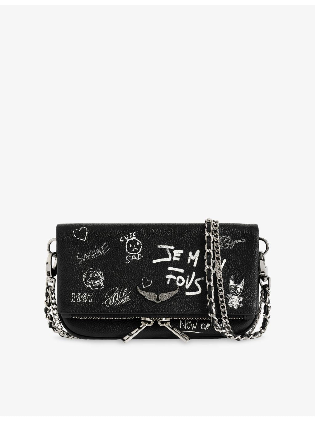 Zadig&Voltaire Rocky Art mini shoulder bag - British product