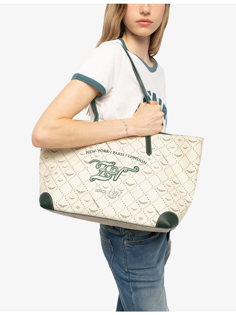 Zadig & Voltaire monogram canvas tote 44cm wide - British product
