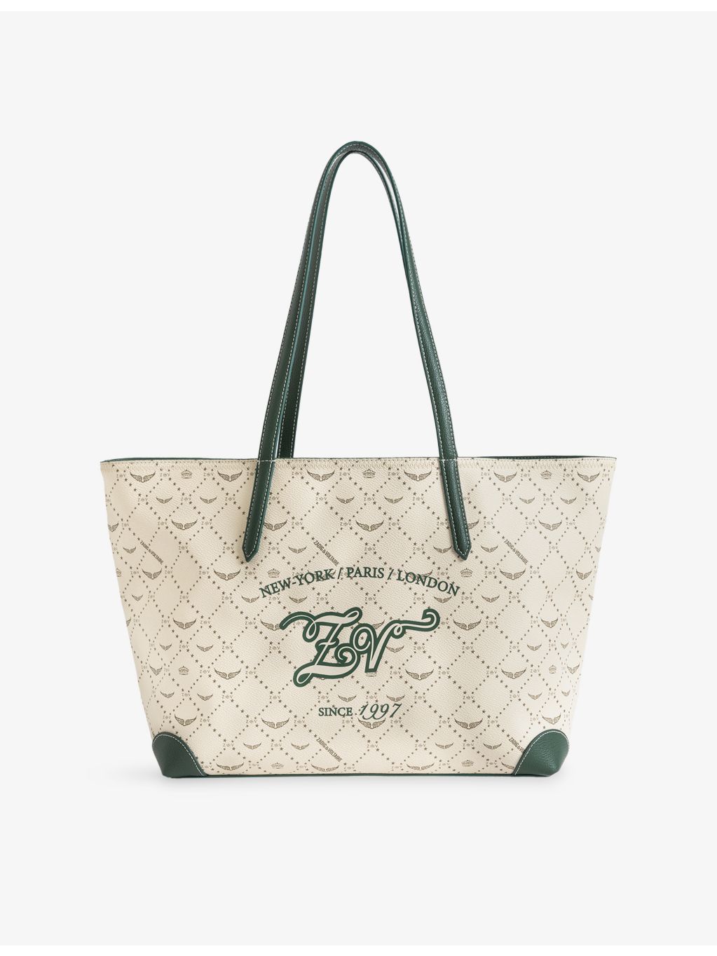 Zadig & Voltaire monogram canvas tote 44cm wide - British product