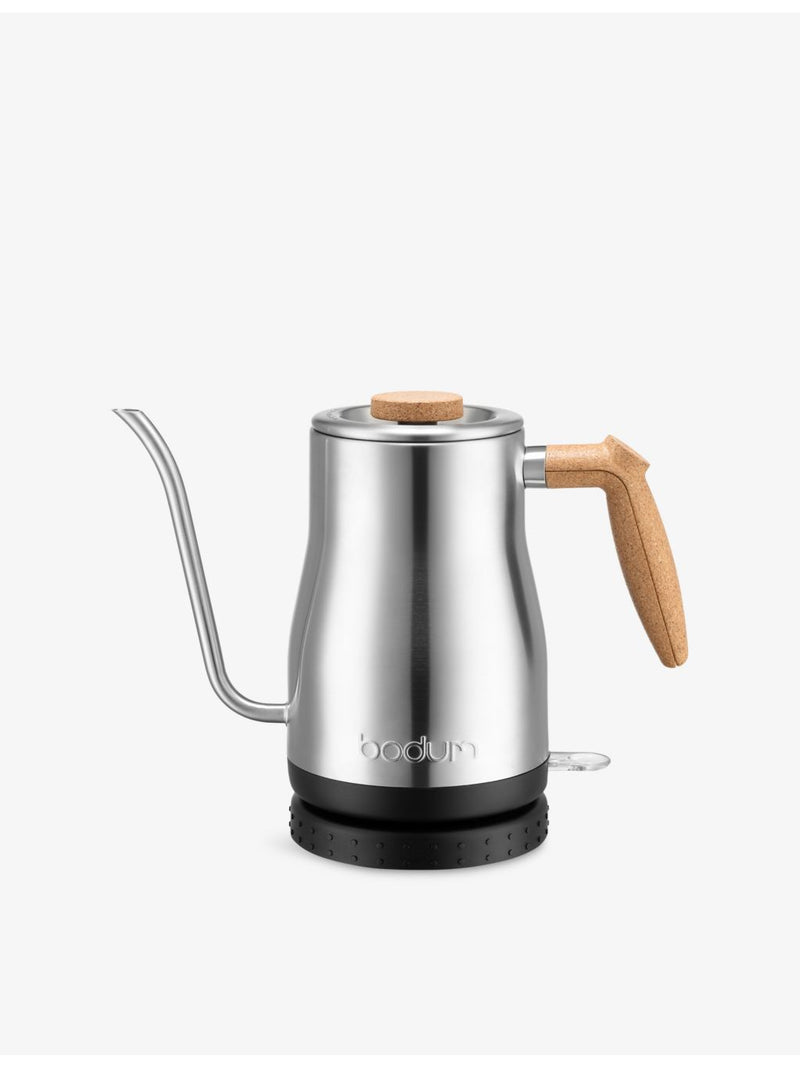 Bodum electric gooseneck kettle stainless steel 1L (British brand)