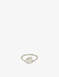 Indigolune Pia Platinum Plated Stainless-Steel Ring