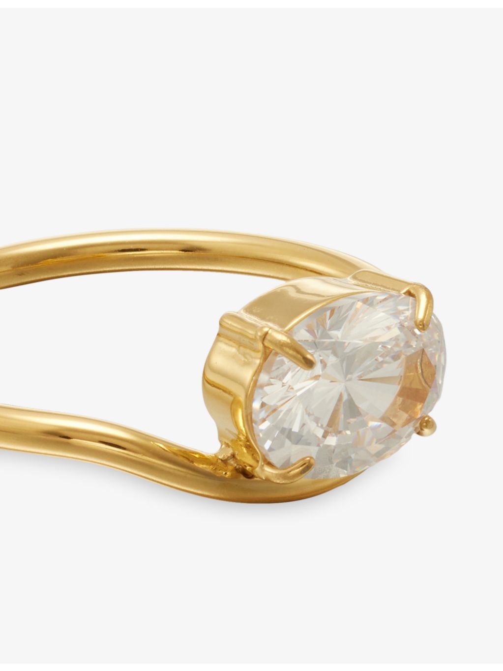 Indigo Lune Gia ring 18ct gold-plated stainless steel, imported from the UK