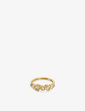 Indigolune Nova 18ct Gold Plated Stainless Steel Ring