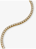 Indigo Lune gold plated crystal tennis bracelet, imported from the UK