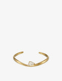 Pia Platinum Plated Stainless-Steel Bangle - GOLD