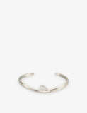 Pia Platinum Plated Stainless-Steel Bangle - SILVER