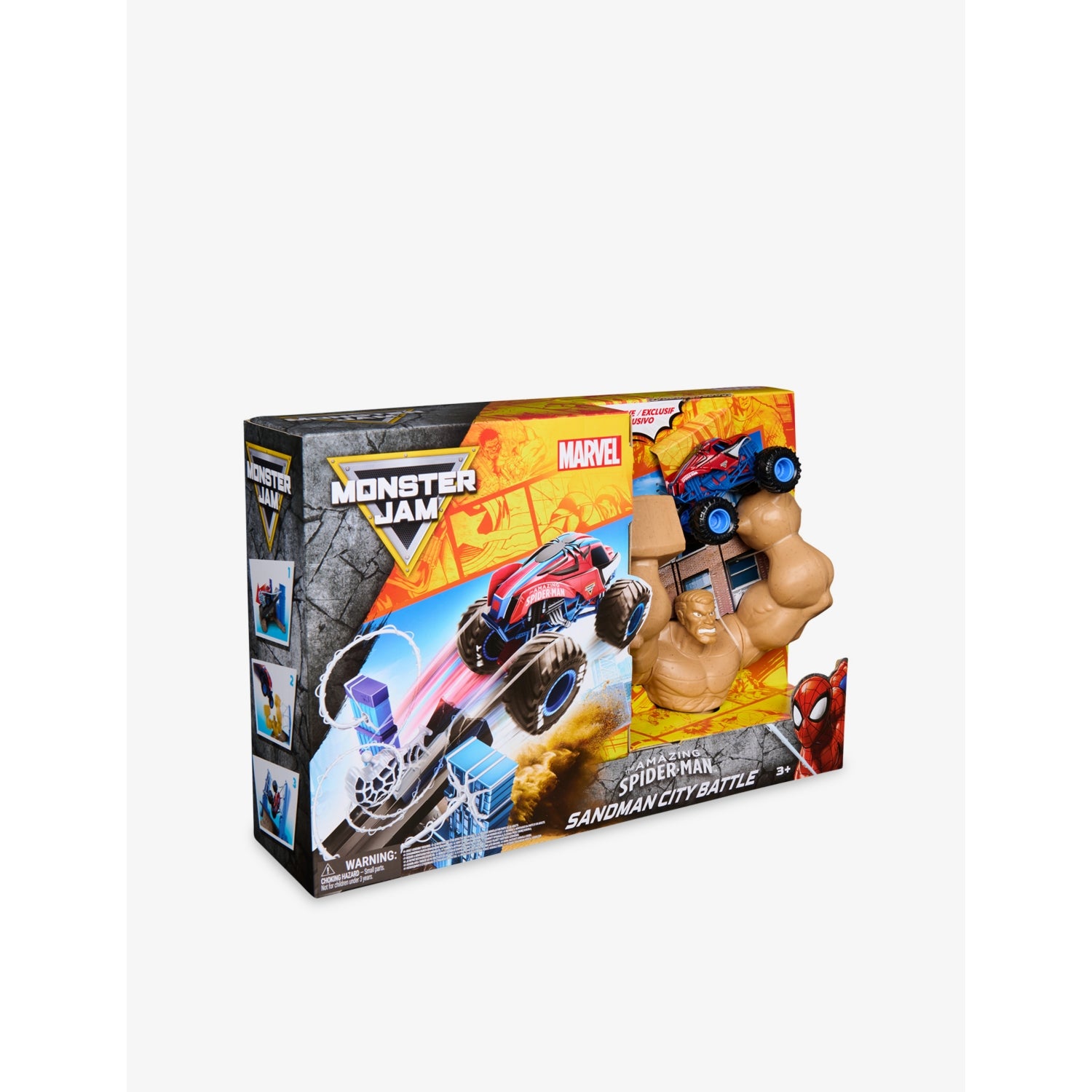 Monster Jam Sandman City Battle Playset - British product