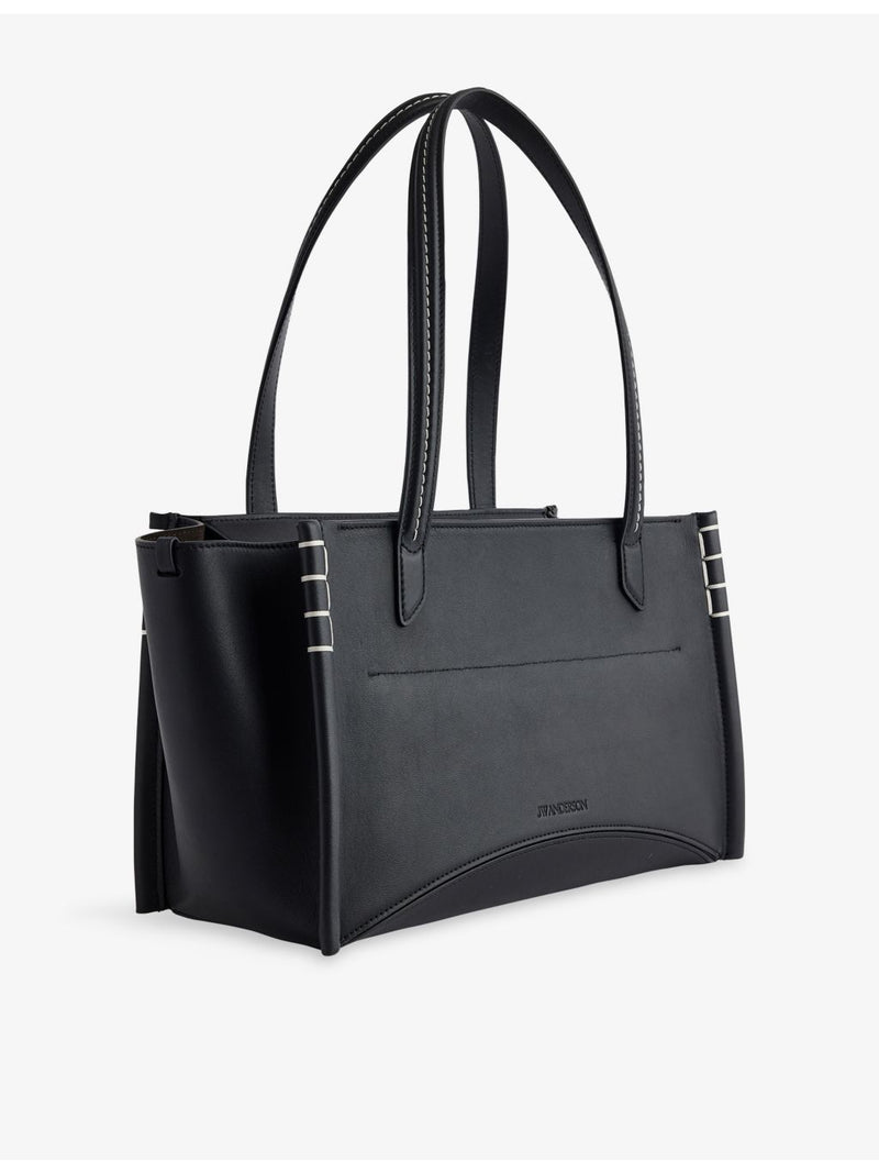 JW Anderson elongated loafer cabas leather tote bag - British product