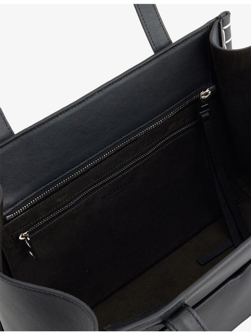 JW Anderson elongated loafer cabas leather tote bag - British product