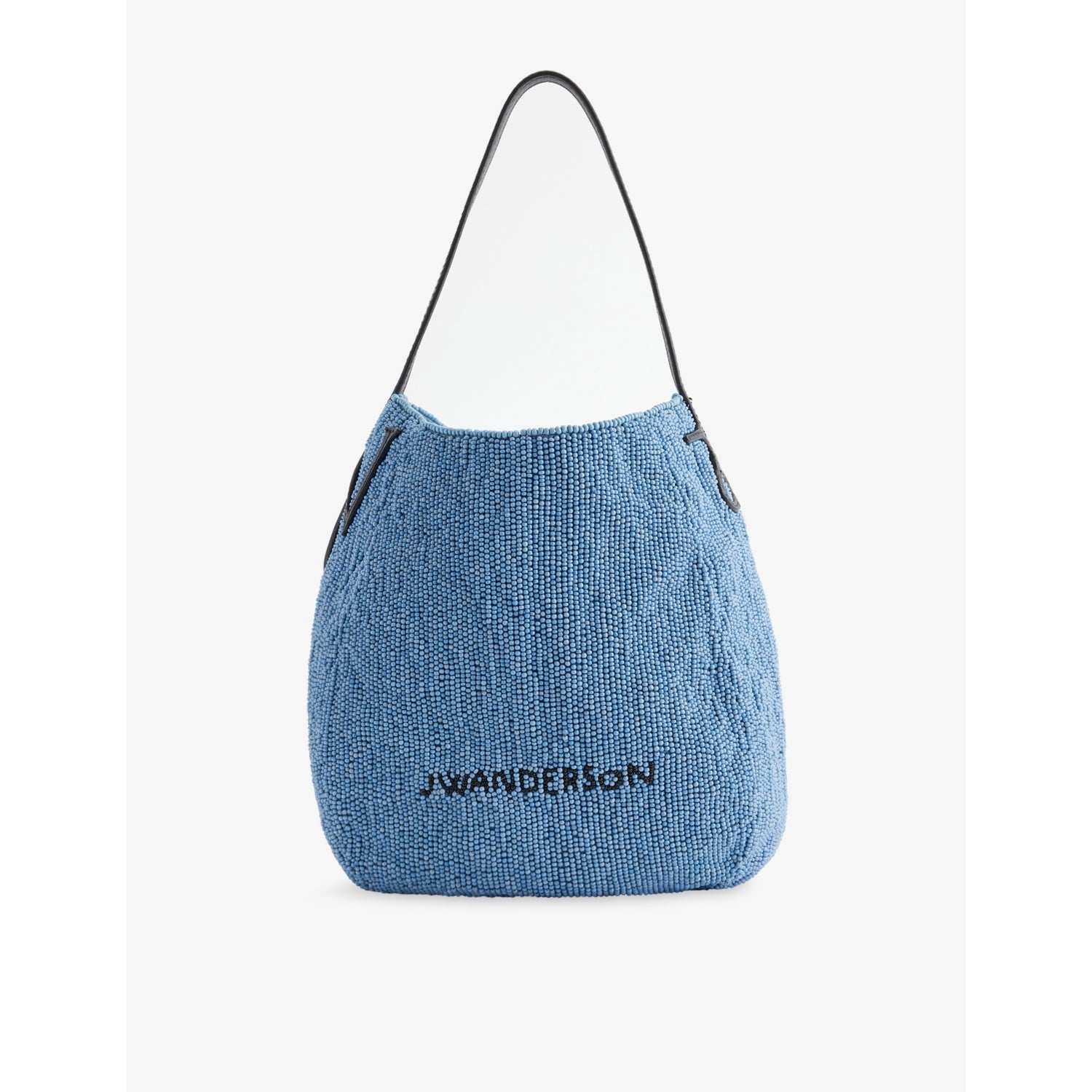 Beaded Small Bulb Bag - BLUE