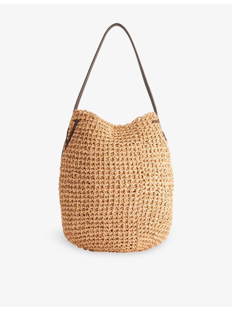 JW Anderson small raffia bag with tie closure - British product