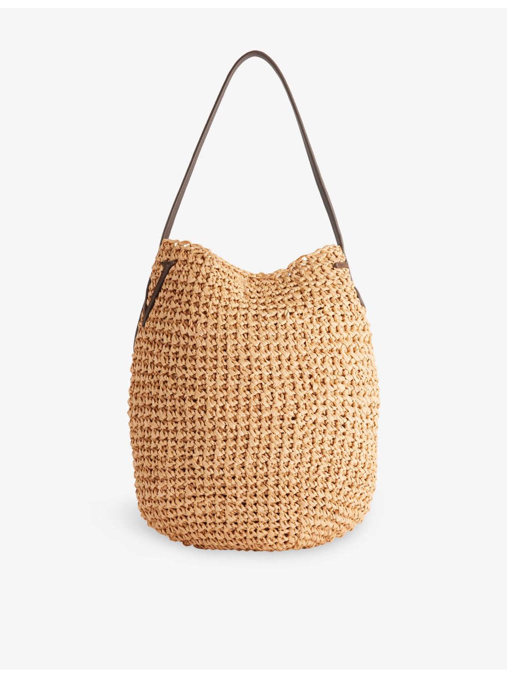 JW Anderson small raffia bag with tie closure - British product