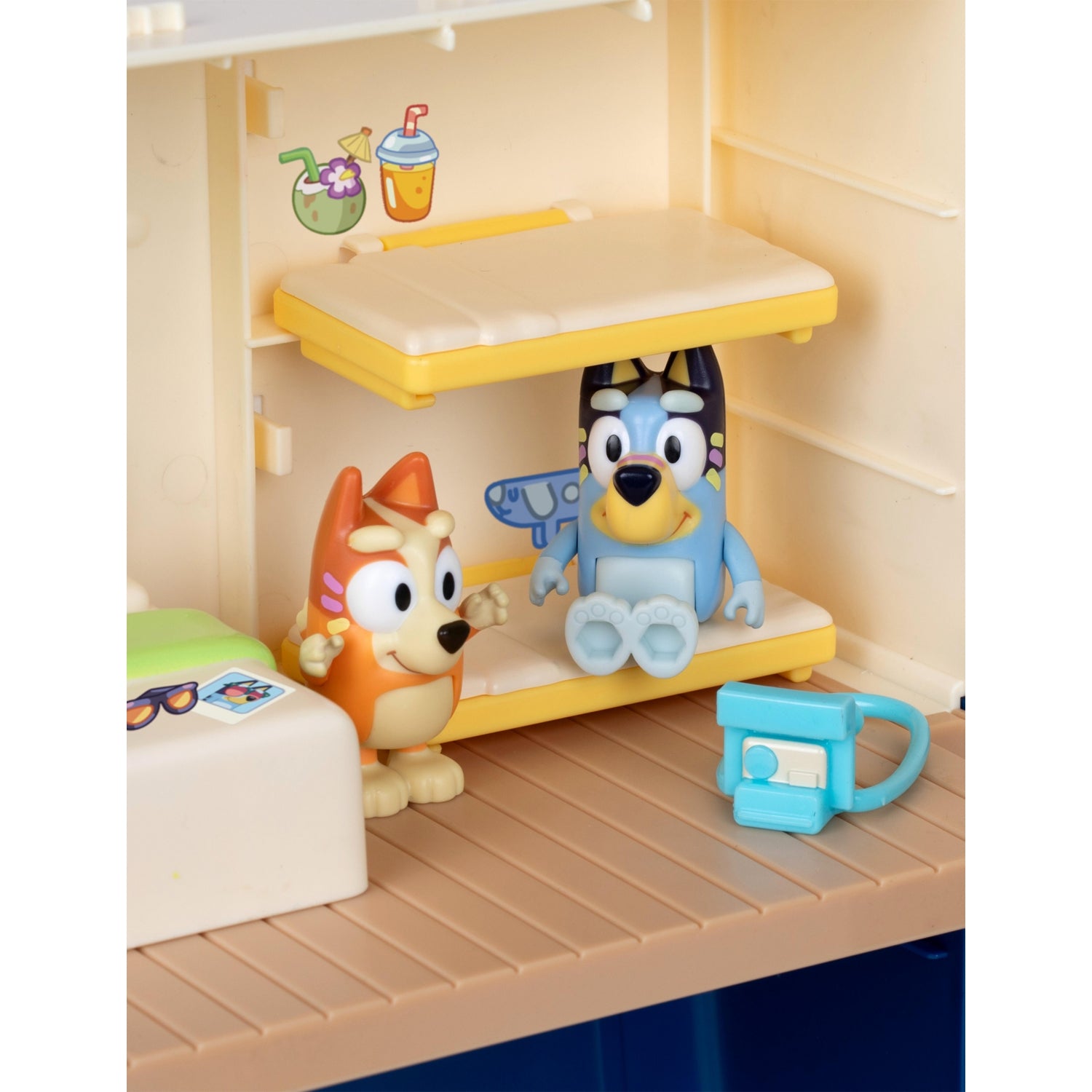Bluey Cruise Ship Playset with figures and accessories, imported from the UK