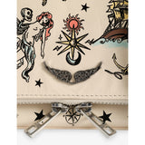 Zadig&Voltaire Rock Mini Tattoo Clutch Bag (British brand)