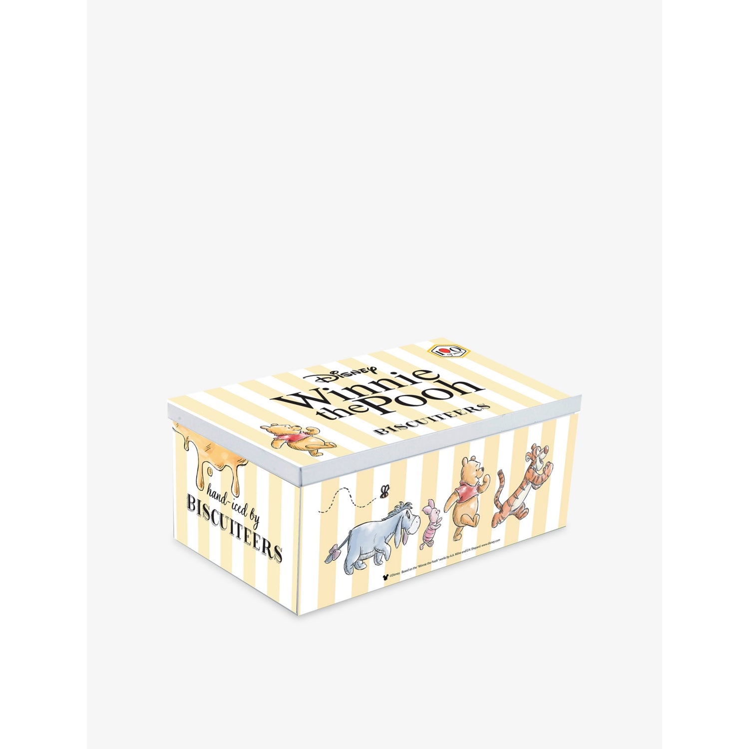Disney Winnie the Pooh vanilla biscuit tin 100g, imported from the UK