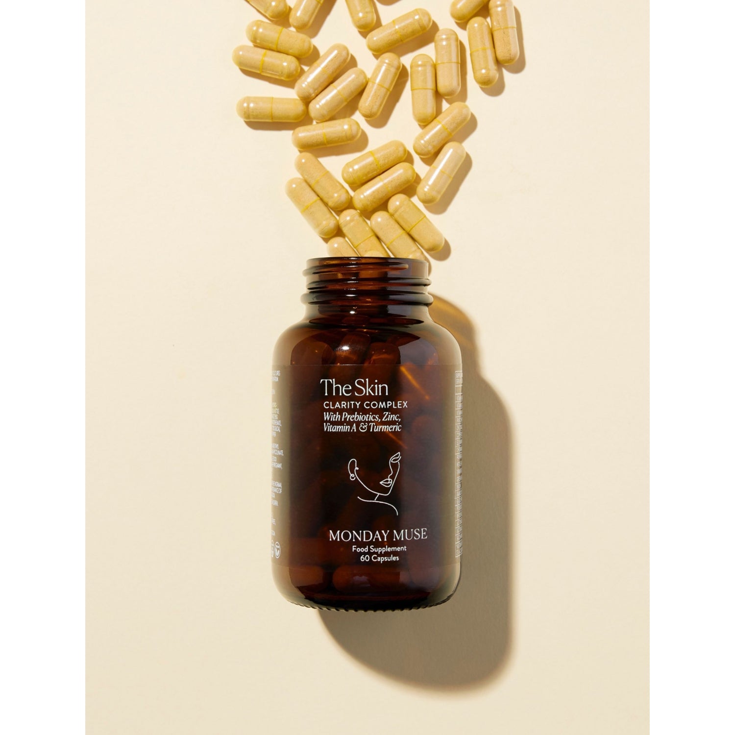 Monday Muse Skin Clarity Complex vegan supplement 60 capsules - British product