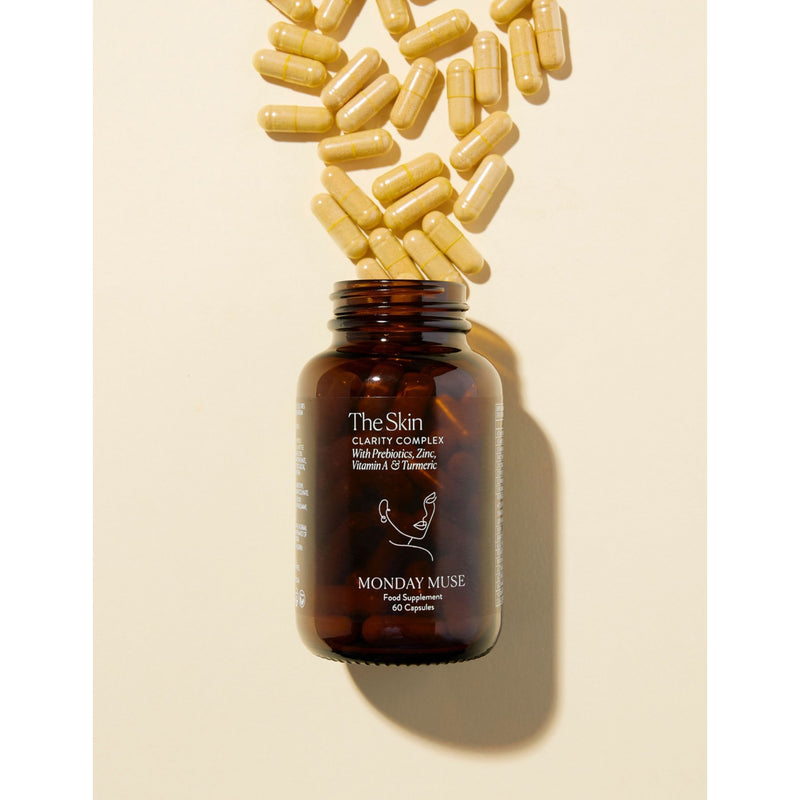 Monday Muse Skin Clarity Complex vegan supplement 60 capsules - British product