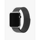MINTAPPLE Milanese loop Apple Watch strap jet black 40mm (British brand)