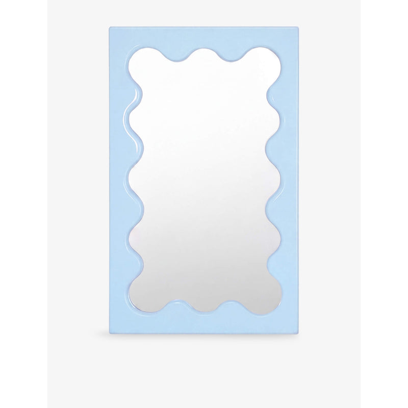 Curvy Mirror - LIGHT BLUE