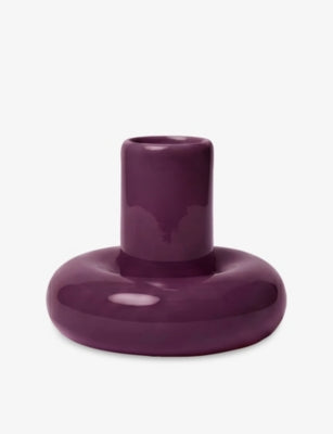 Gustaf Westman chunky earthenware candle holder 90mm - British product